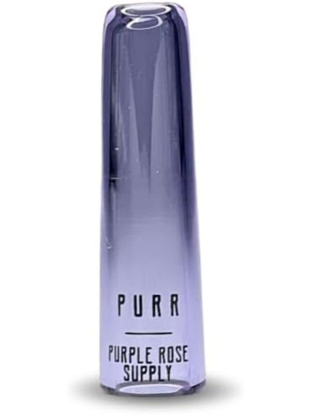Stylish Purple Glass Mouthpiece for Smoking - Durable & Easy to Clean